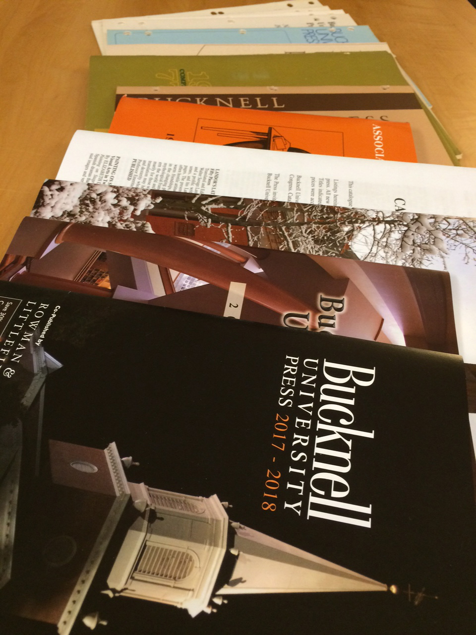 Bucknell University Press Catalogs: 1970-2017  Exploring the Pages from Past to Present